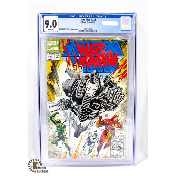 MARVEL IRON MAN #283 CGC COMIC, 2ND WAR MACHINE