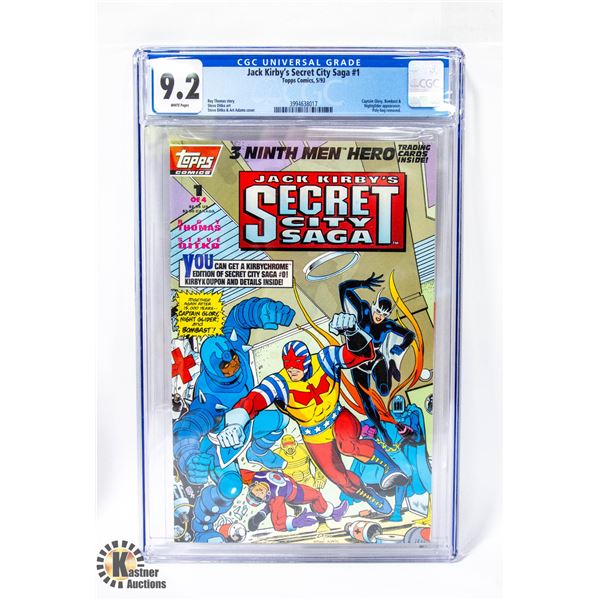 TOPPS JACK KIRBY'S SECRET CITY #1 CGC COMIC