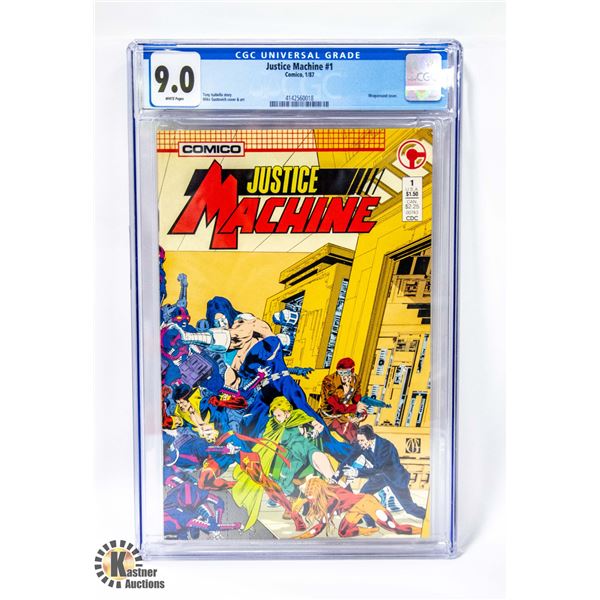 COMICO JUSTICE MACHINE #1 CGC COMIC