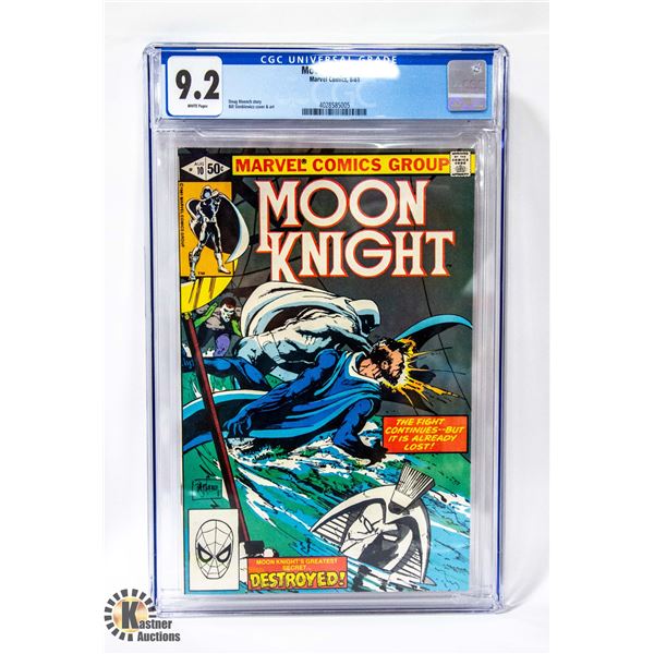 MARVEL MOON KNIGHT #10 CGC COMIC