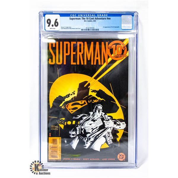 DC SUPERMAN: 10 CENT ADVENTURE CGC COMIC