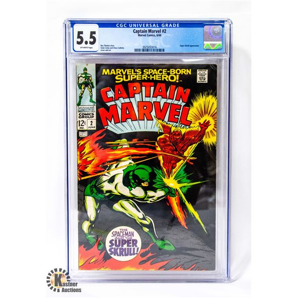 MARVEL CAPTAIN MARVEL #2 CGC COMIC