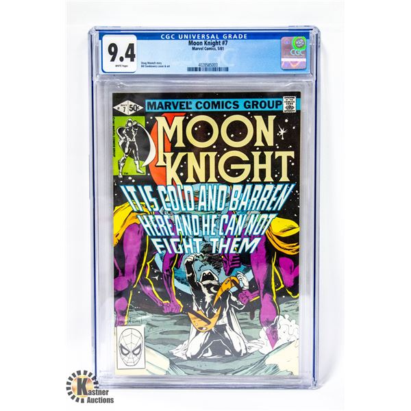 MARVEL MOON KNIGHT #7 CGC COMIC