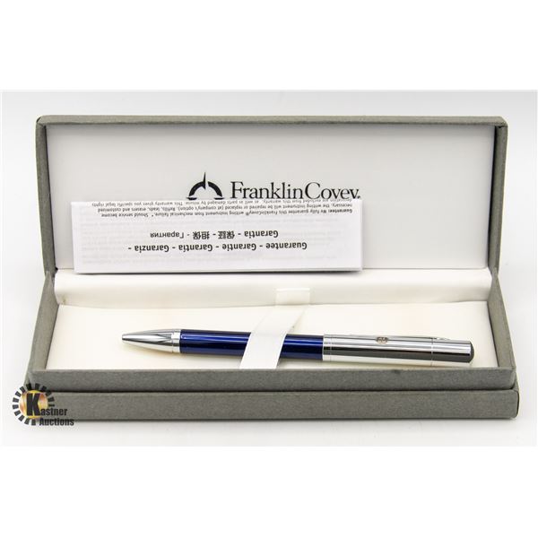 FRANKLIN COVEY BALLPOINT PEN IN ORIGINAL CASE