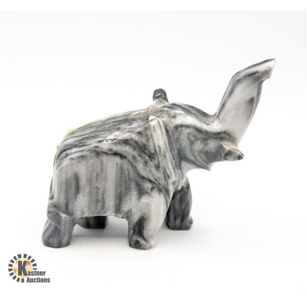 MARBLE ELEPHANT FIGURINE