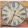 Image 1 : ANTIQUTE DE PARIS 3FT WALL CLOCK-ESTATE