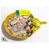 Image 1 : GENUINE ROSE QUARTZ + CLEAR QUARTZ SPECIMENS +