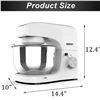 Image 3 : NEW KUPPET 4.7QT 8 SPEED 380W STAND MIXER