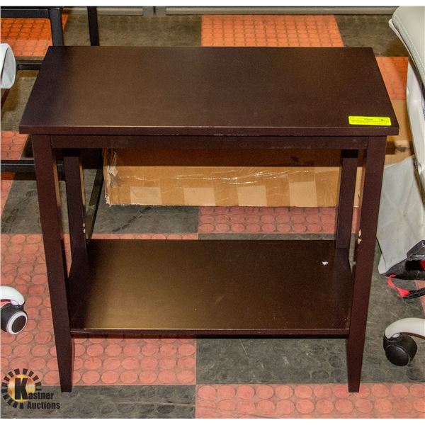 NEWLY BUILT END TABLE 24 X 12 X 24  - DOES SHOW