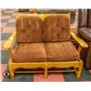 Image 1 : VINTAGE BIRCH 2 SEATER SOFA- MADE IN CANADA BY