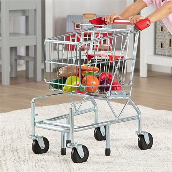 NEW MELISSA & DOUG SHOPPING CHILDRENS TROLLEY -