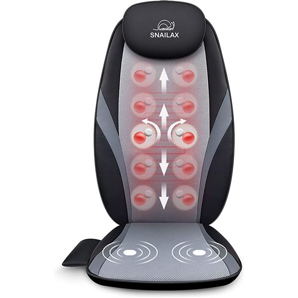 NEW SNAILAX SL-233 SHIATSU NECK & BACK MASSAGER W/