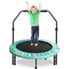 Image 1 : LBLA 36" KIDS TRAMPOLINE WITH BALANCE BAR & SKIRT