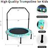 Image 3 : LBLA 36" KIDS TRAMPOLINE WITH BALANCE BAR & SKIRT