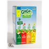 Image 1 : NEW CASE OF 20 POUCHES OF GOGO SQUEEZ FRUIT SAUCE