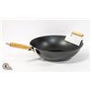 Image 1 : NEW LARGE CARBON STEEL WOK 35CM
