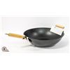 Image 1 : NEW LARGE CARBON STEEL WOK 35CM