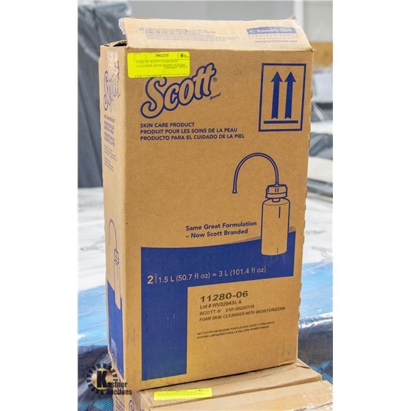 CASE OF SCOTT FOAM SKIN CLEANSER WITH MOISTURIZERS