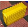 Image 1 : LOT OF 11 YELLOW PARTS ORGANIZER BINS