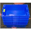 Image 1 : LOT OF 6 BLUE PARTS ORGANIZER BINS