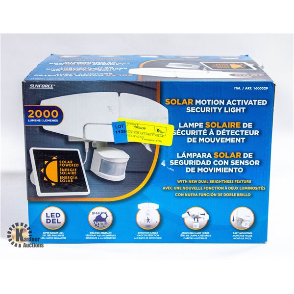 NEW SEALED SOLAR FORCE SOLAR MOTION ACTIVATED