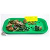 Image 1 : TRAY OF GENUINE UNAKITE & RUBY ZOISITE GEMSTONES +