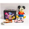 VINTAGE MICKEY, MY LITTLE PONY METAL LUNCHBOX,