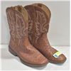 Image 1 : SIZE 9.5 OSTRICH ROPER MENS COWBOY BOOTS-ESTATE