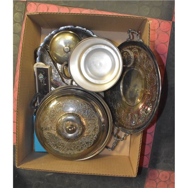 METALWARE BOX LOT ASSORTED