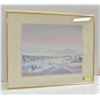 Image 1 : VINTAGE FRAMED SCENIC PRINT 23" X 19"