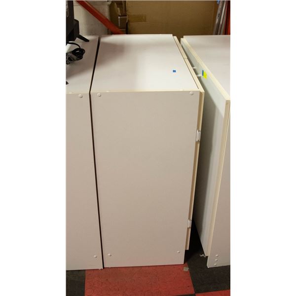 UTILITY CABINET- WHITE- MEASURES 30  X 16  X 35 