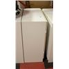 Image 1 : UTILITY CABINET- WHITE- MEASURES 30" X 16" X 35"