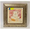 Image 1 : FRAMED BATH PRINT 13" X 13"