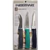 Image 1 : NEW 3 PIECE STAINLESS STEEL PARING KNIFE SET