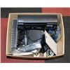 Image 1 : BOX OF ELECTRONIC PARTS + CABLES FOR