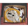 Image 1 : FLAT OF EXTENSION CORDS 4 NEW 6' INDOOR,