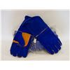 Image 1 : 6 PAIRS OF WELDING GLOVES ONE SIZE FITS MOST