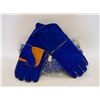 Image 1 : 6 PAIRS OF WELDING GLOVES ONE SIZE FITS MOST