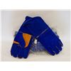 Image 1 : 6 PAIRS OF WELDING GLOVES ONE SIZE FITS MOST