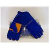 Image 1 : 6 PAIRS OF WELDING GLOVES ONE SIZE FITS MOST