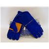 Image 1 : 6 PAIRS OF WELDING GLOVES ONE SIZE FITS MOST