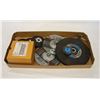 Image 1 : FLAT OF ASSORTED CUTTING/GRINDING WHEELS AND MORE