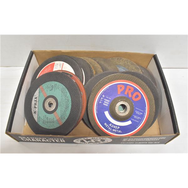 LOT OF 7" X 1/8/" X 7/8" CUTTING WHEELS