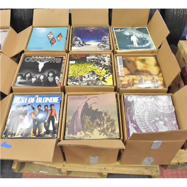 PALLET OF RECORDS - INCLUDES POP, ROCK, COUNTRY &