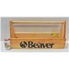 Image 1 : 24" TOTE BOX, NEW, WOOD, HEAVY DUTY