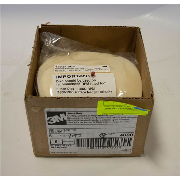 CASE OF SCOTCH BRITE MOLDING ADHESIVE AND STRIPE