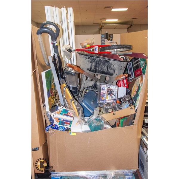 LARGE PALLET OF UNCLAIMED ITEMS