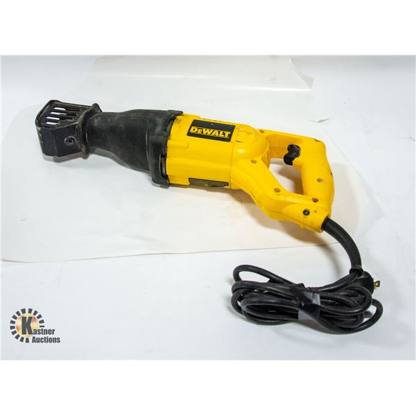 UNCLAIMED DEWALT V.S. RECIPROCATING SAW 1-1/8"