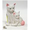 Image 1 : UNCLAIMED CAST IRON PAINTED CAT DECOR PIECE