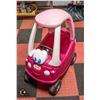 Image 1 : UNCLAIMED PINK TODDLER LITTE TIKES PUSH CAR